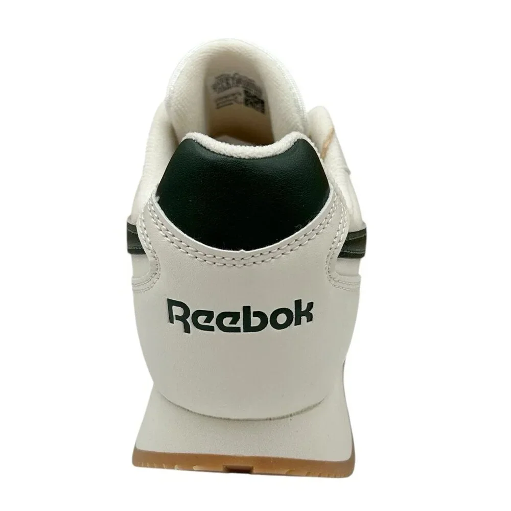 Reebok Harman Women’s Classic Style‎ Sneakers 8 White- Chalk-Green Cushioned
